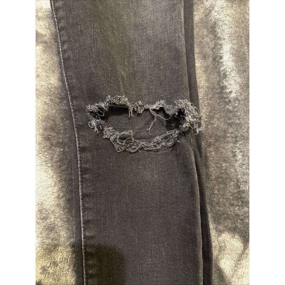 Joe’s Jeans-The Charlie High Rise Distressed Skinny Ankle Jeans - Obsidian - 24 - Picture 7 of 16